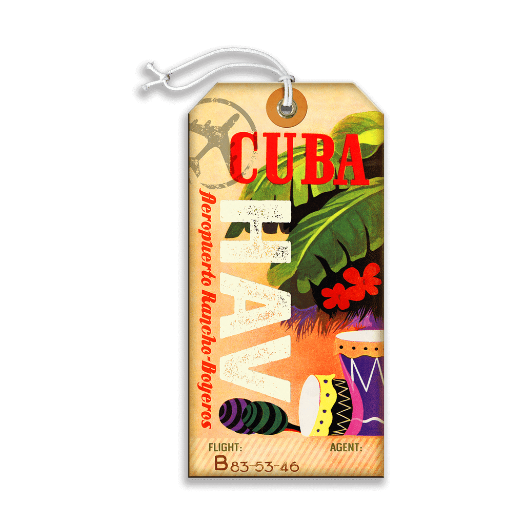 Rancho-Boyeros Airport, Havana, Cuba - Luggage Tag
