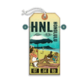 Honolulu: Beach Day Vibes - Luggage Tag