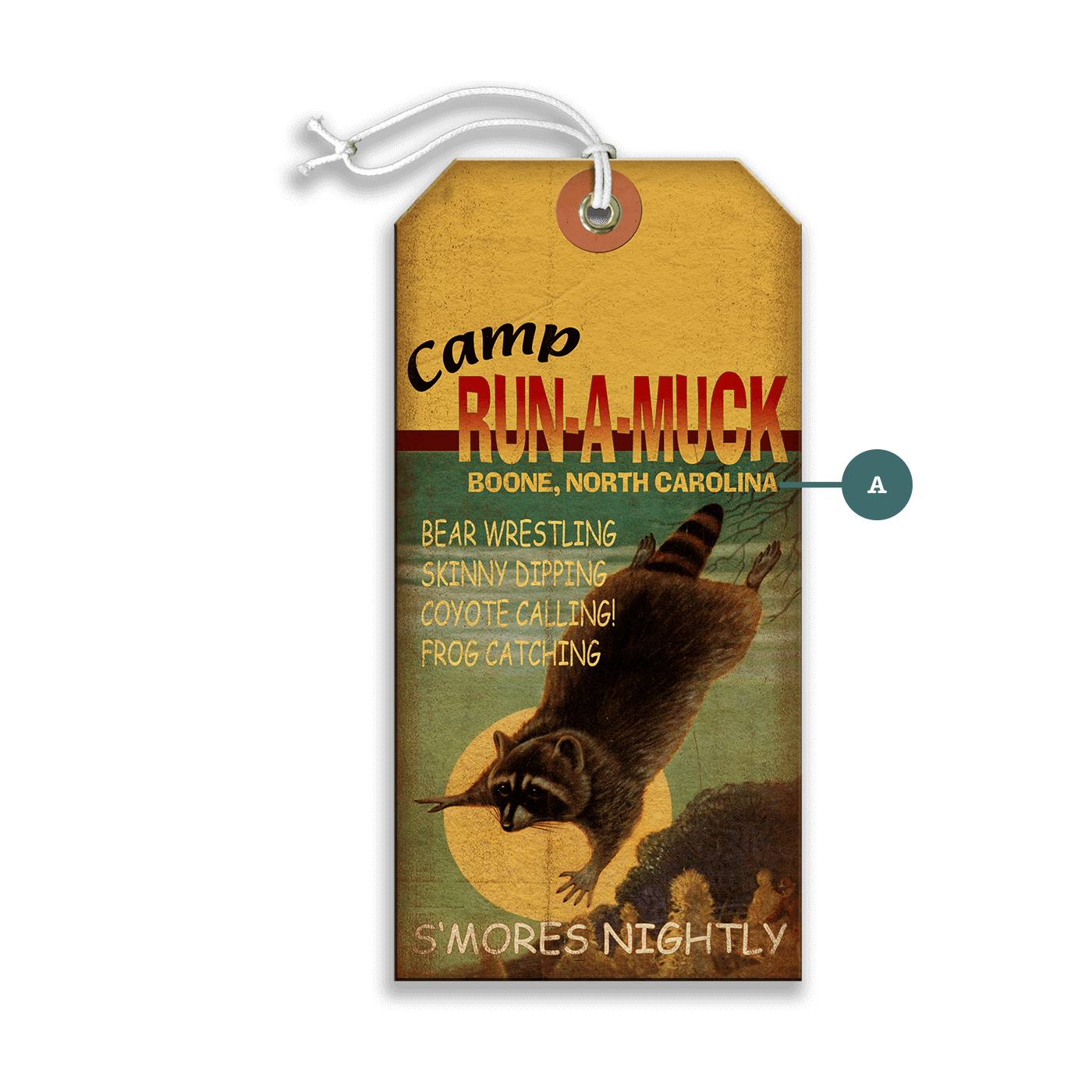 Camp Run-a-Muck - Luggage Tag
