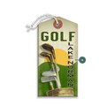 Golf Clubs Luggage Tag