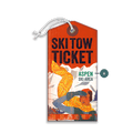Mountain View Ski Tow Ticket - Luggage Tag