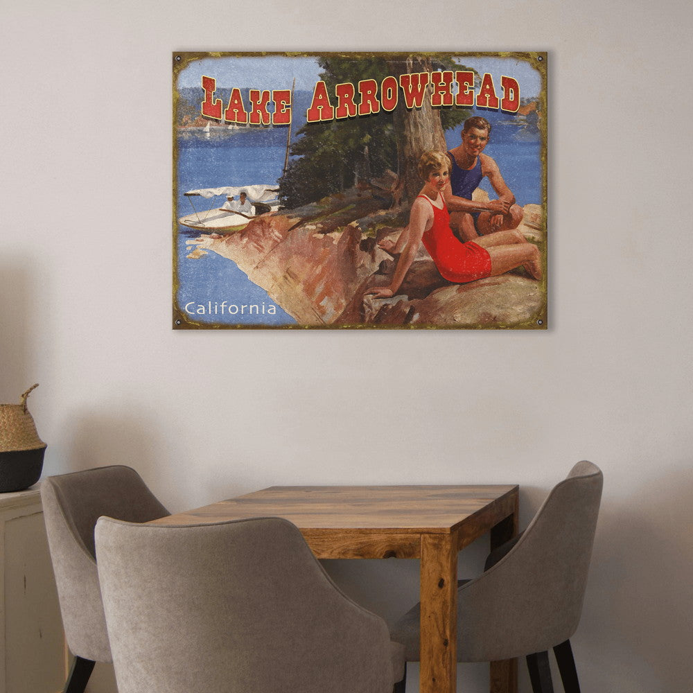 Lakeside Leisure - Wood & Metal Wall Art