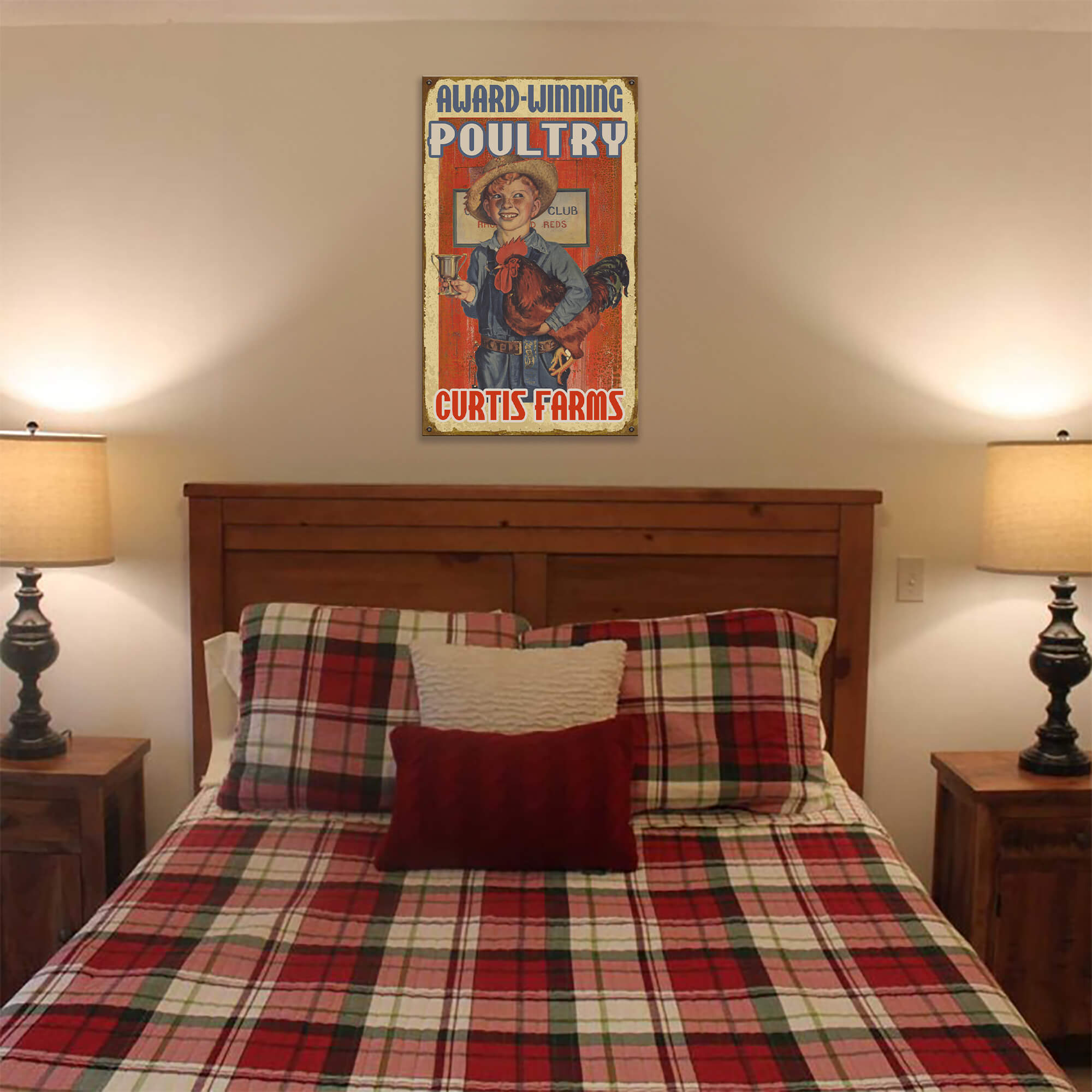 Award-Winning Poultry - Wood & Metal Wall Art