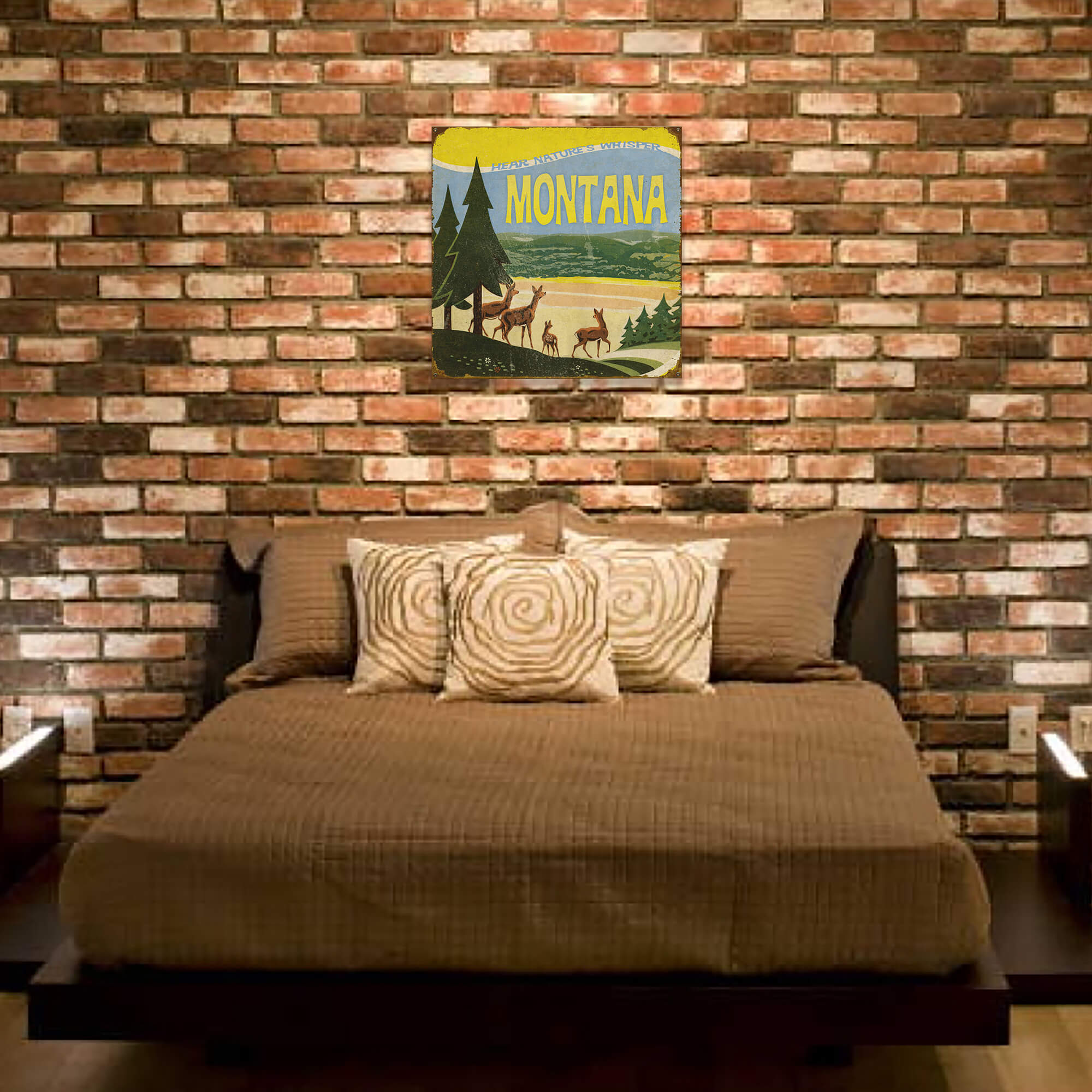 Hear Nature's Whisper - Wood & Metal Wall Art