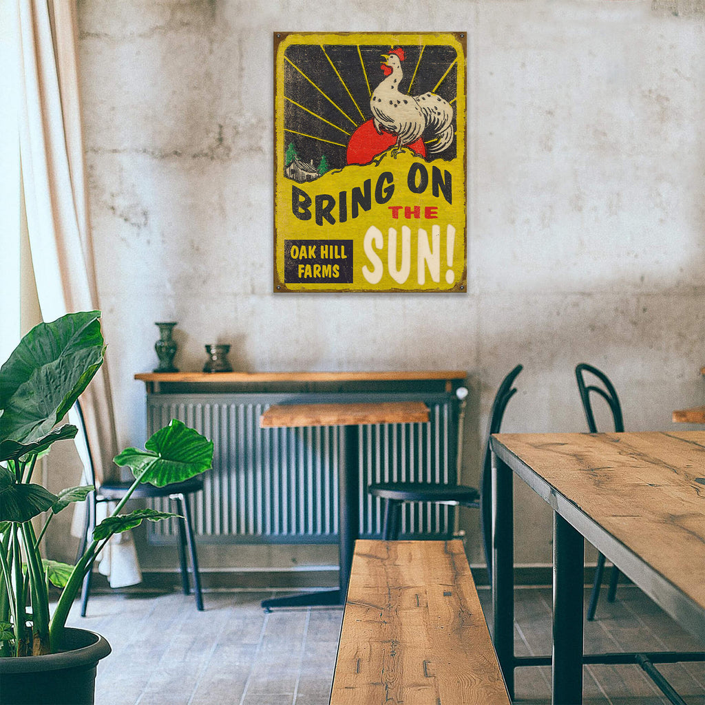 Bring On the Sun - Wood & Metal Wall Art