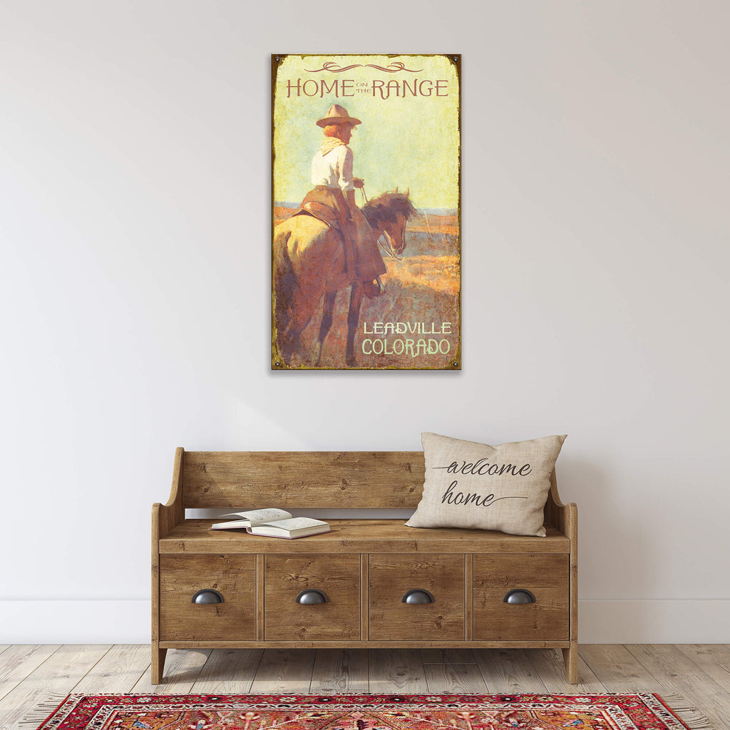 Home on the Range - Wood & Metal Wall Art