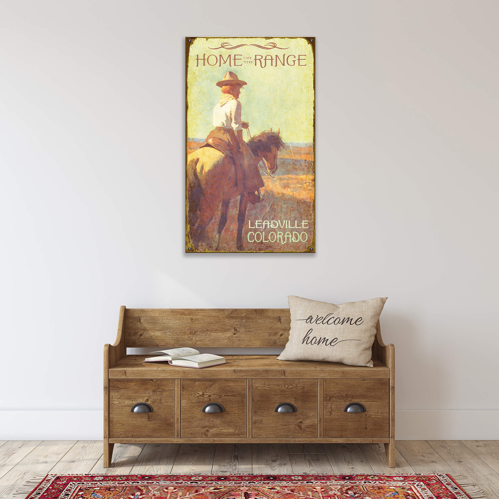 Home on the Range - Wood & Metal Wall Art