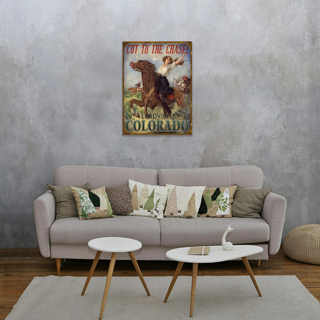 Cut to the Chase - Wood & Metal Wall Art
