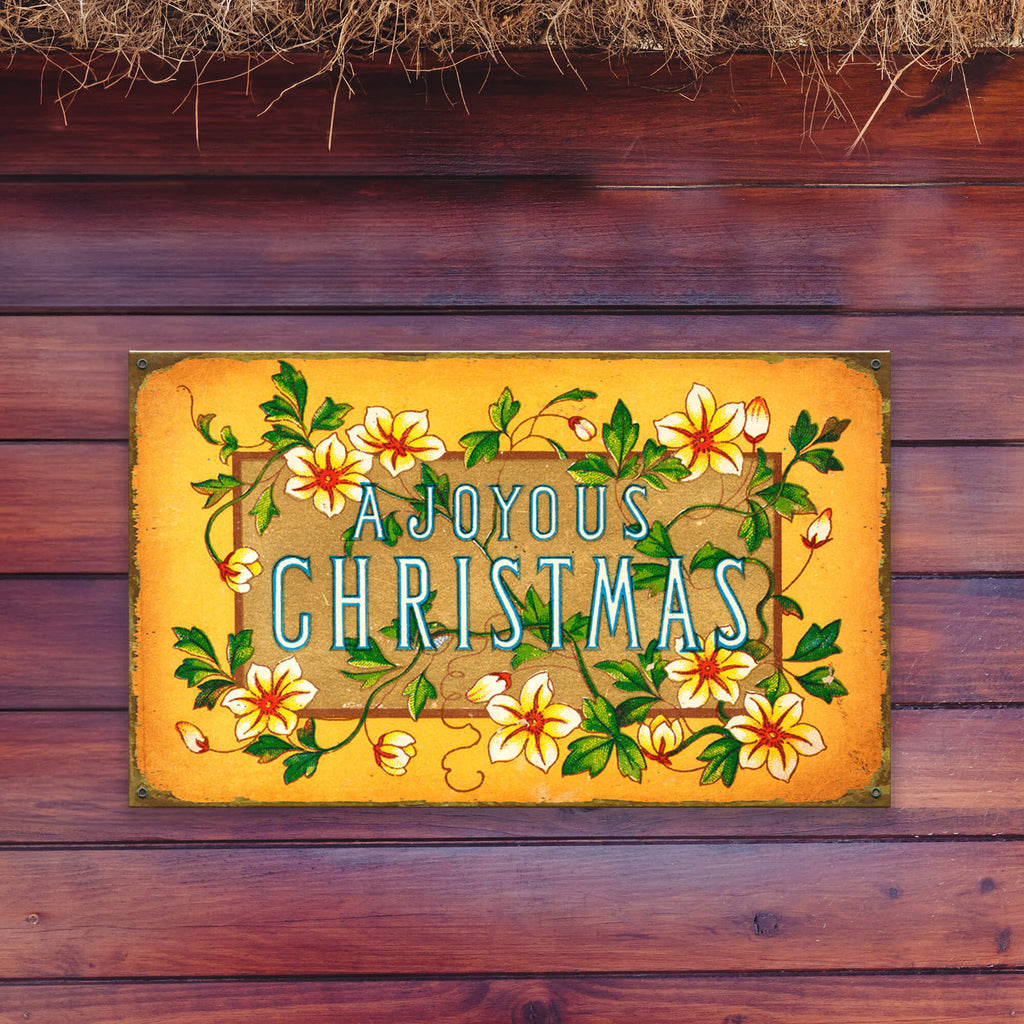 A Joyous Christmas - Wood & Metal Wall Art