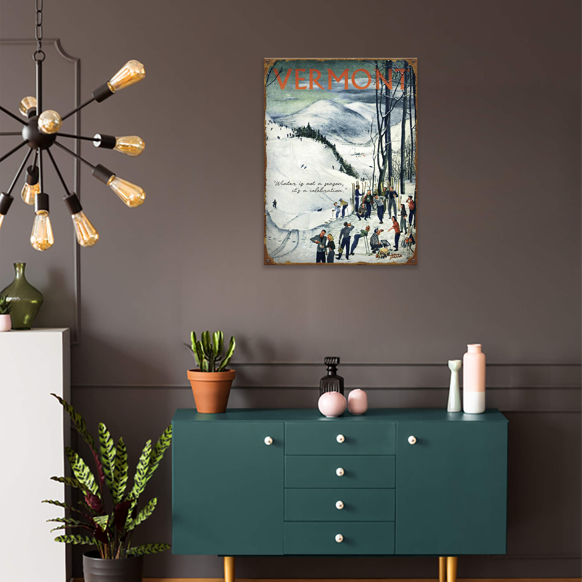 Winter is not a Season - Wood & Metal Wall Art