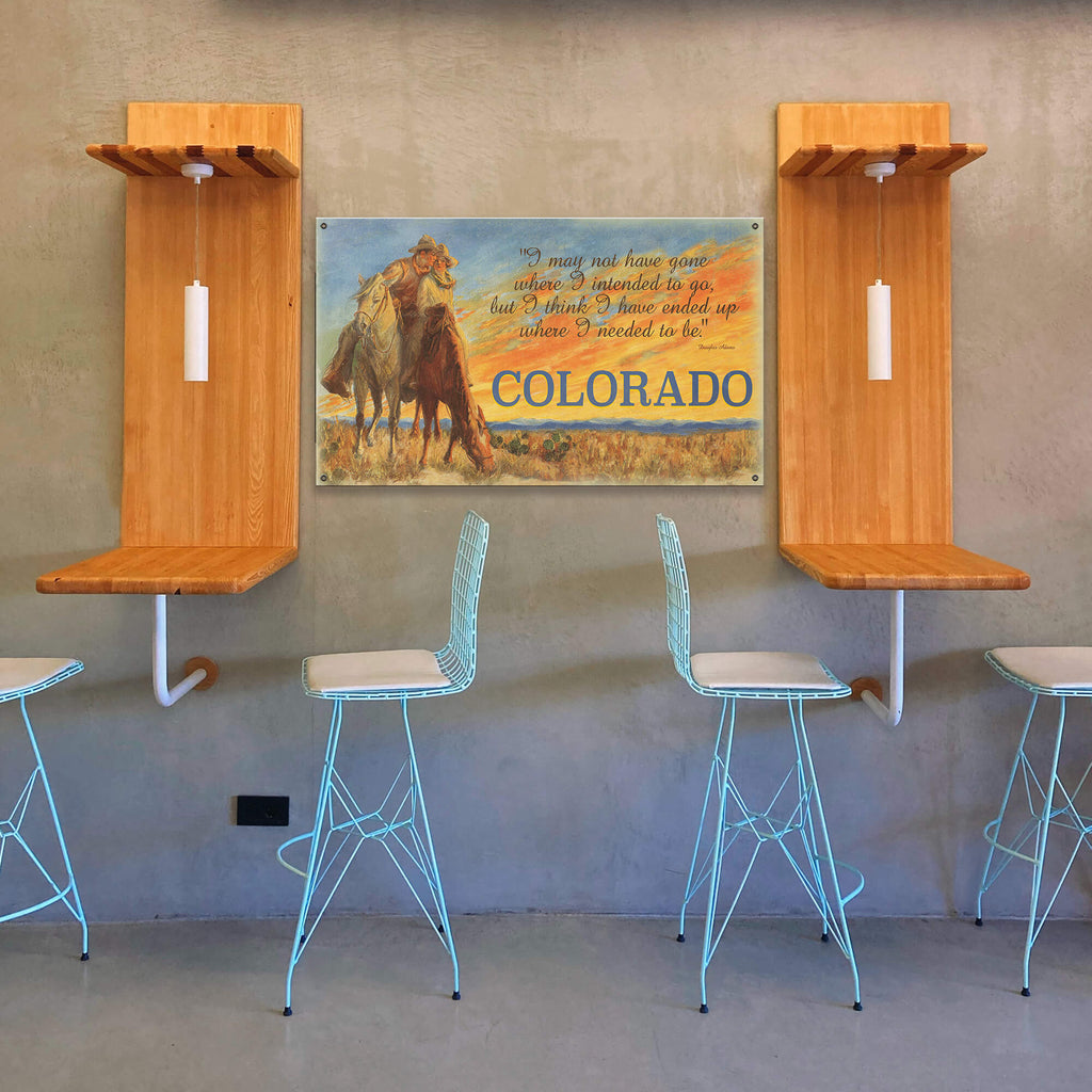 Where I Needed to Be - Wood & Metal Wall Art