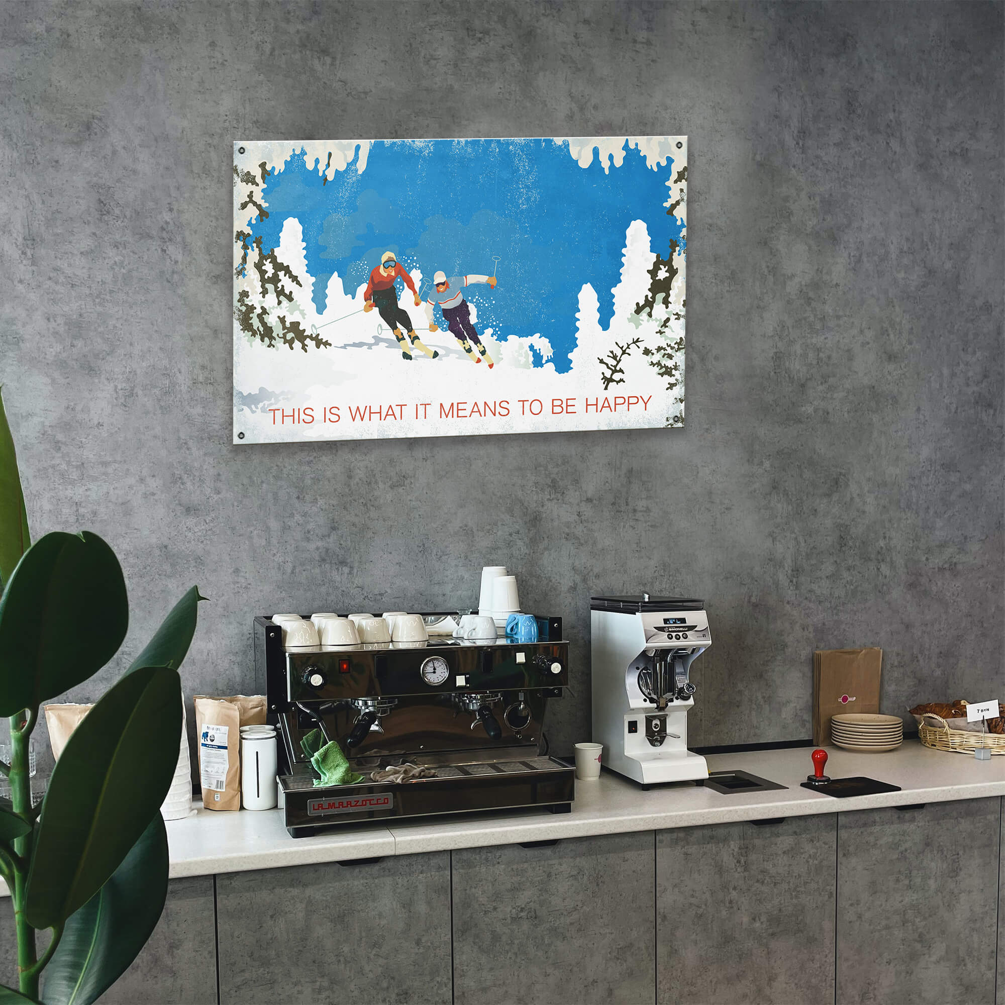 Chasing Happiness on the Mountain: Generic - Wood & Metal Wall Art