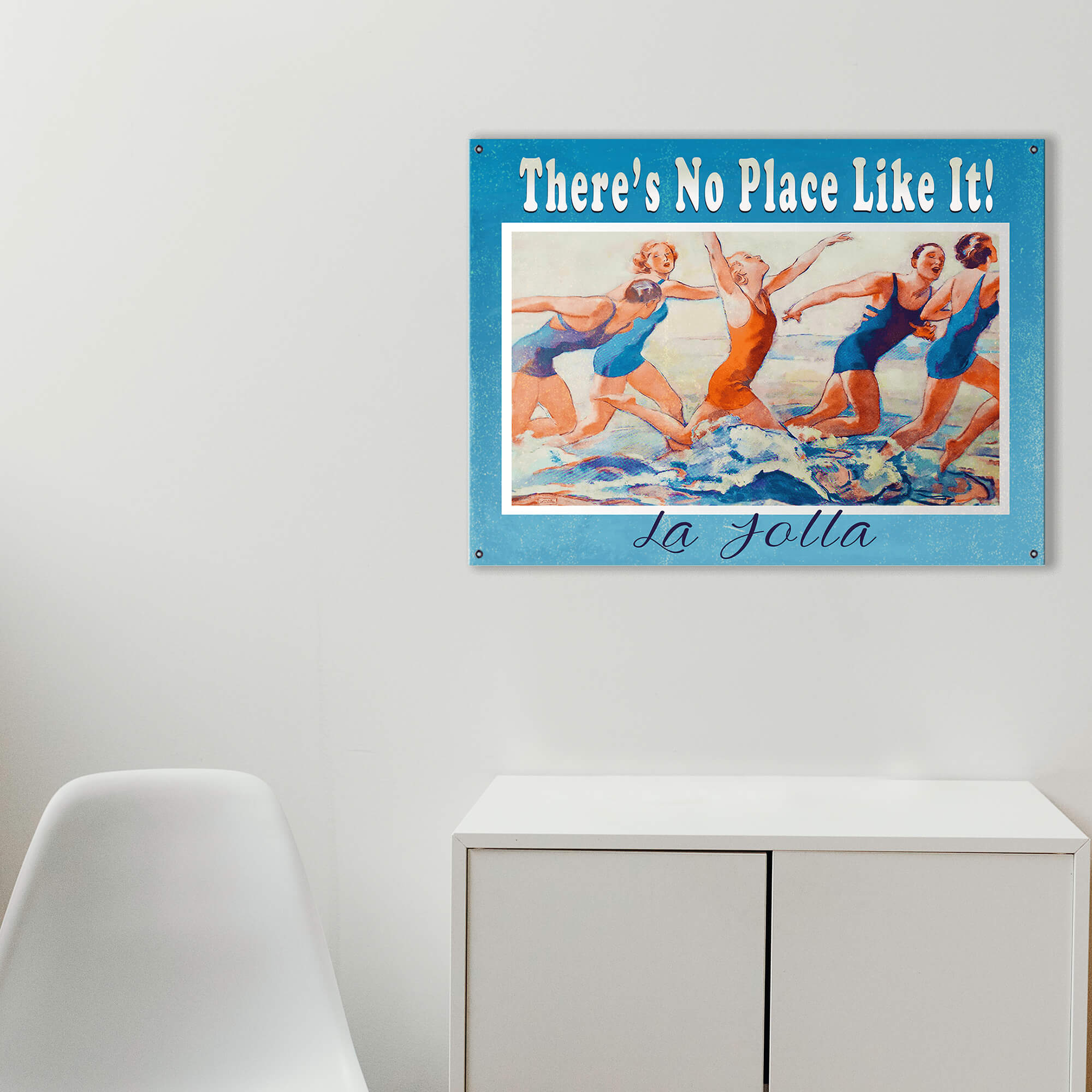 No Place Like It - Wood & Metal Wall Art