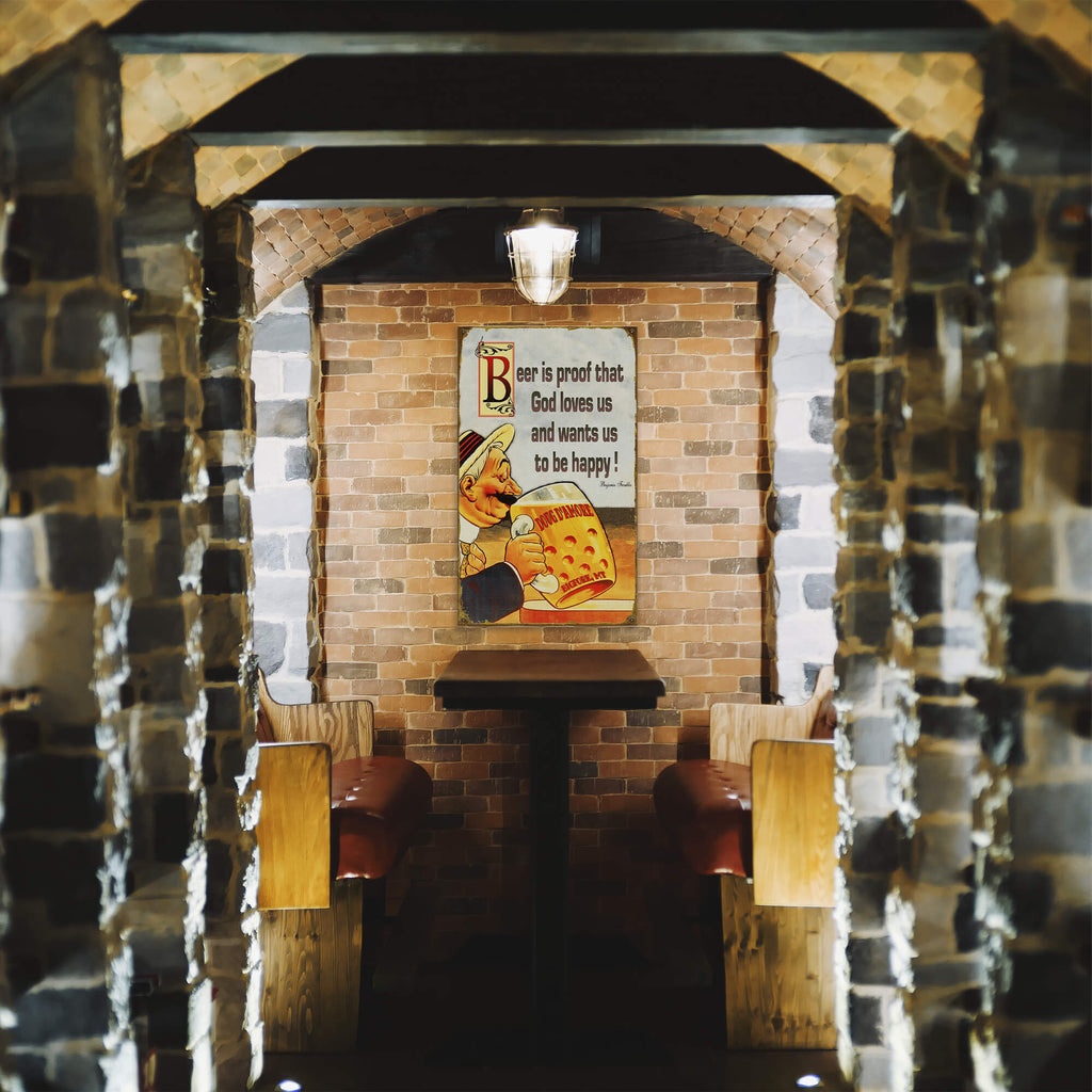 Beer is Proof - Wood & Metal Wall Art
