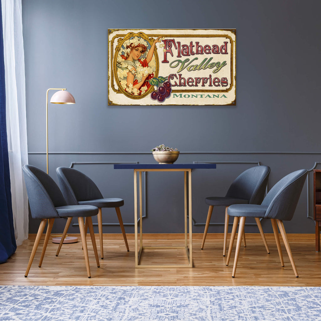 Cherry Queen - Wood & Metal Wall Art