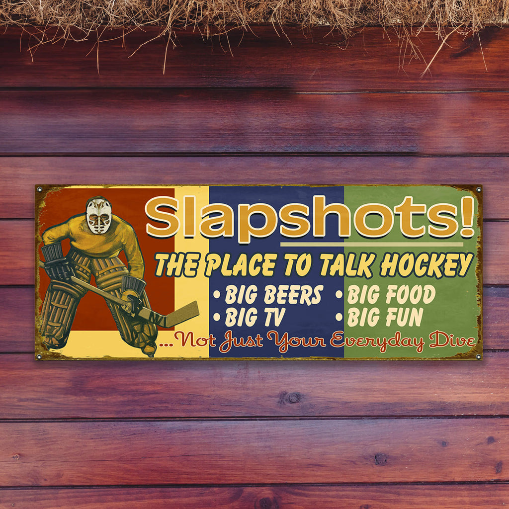 Slapshots: Generic - Wood & Metal Wall Art