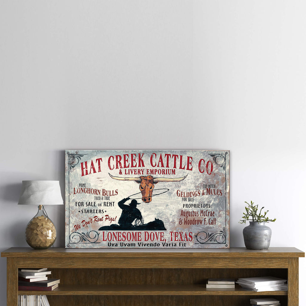 Hat Creek Cattle Co - Wood & Metal Wall Art