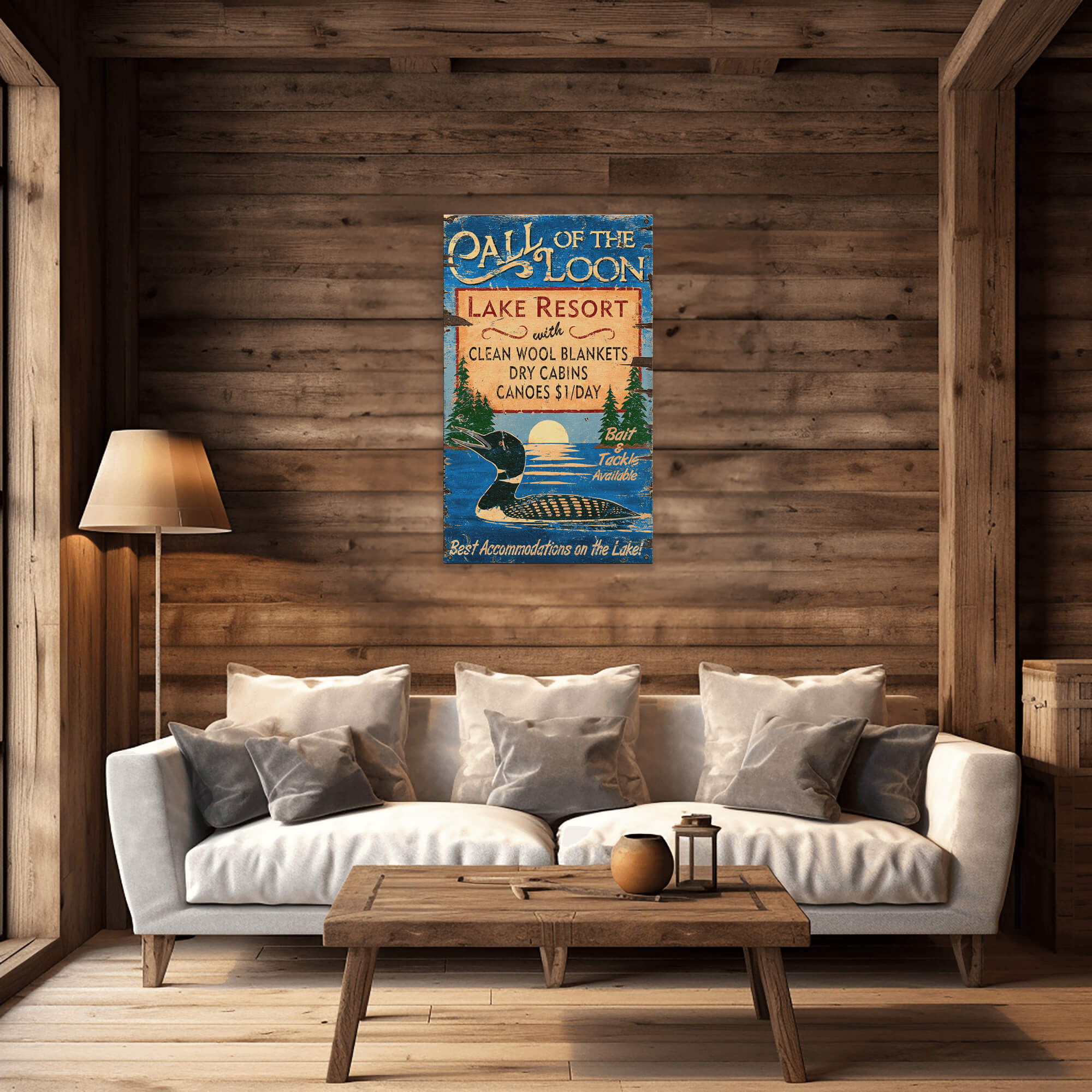 Call of the Loon - Wood & Metal Wall Art
