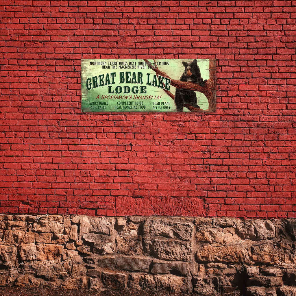 Great Bear Lake Lodge - Wood & Metal Wall Art