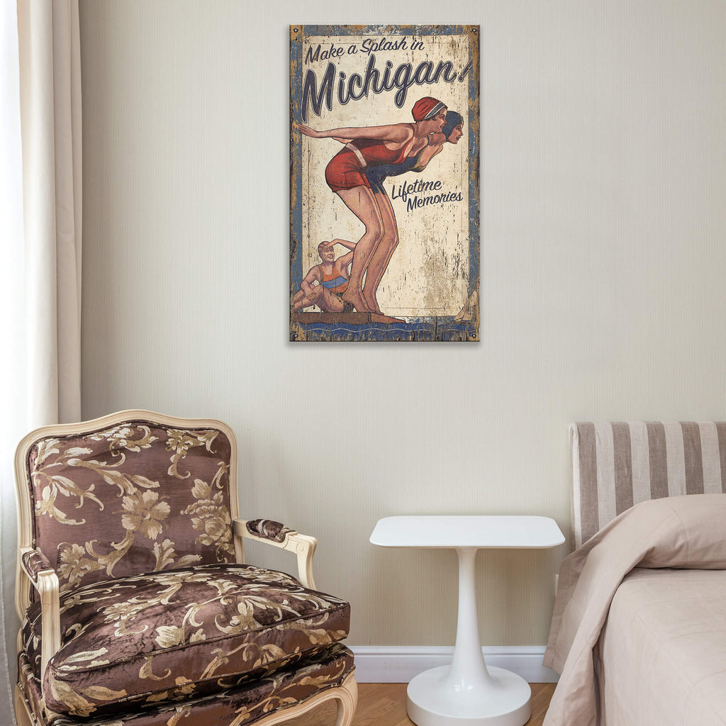 Make a Splash - Wood & Metal Wall Art