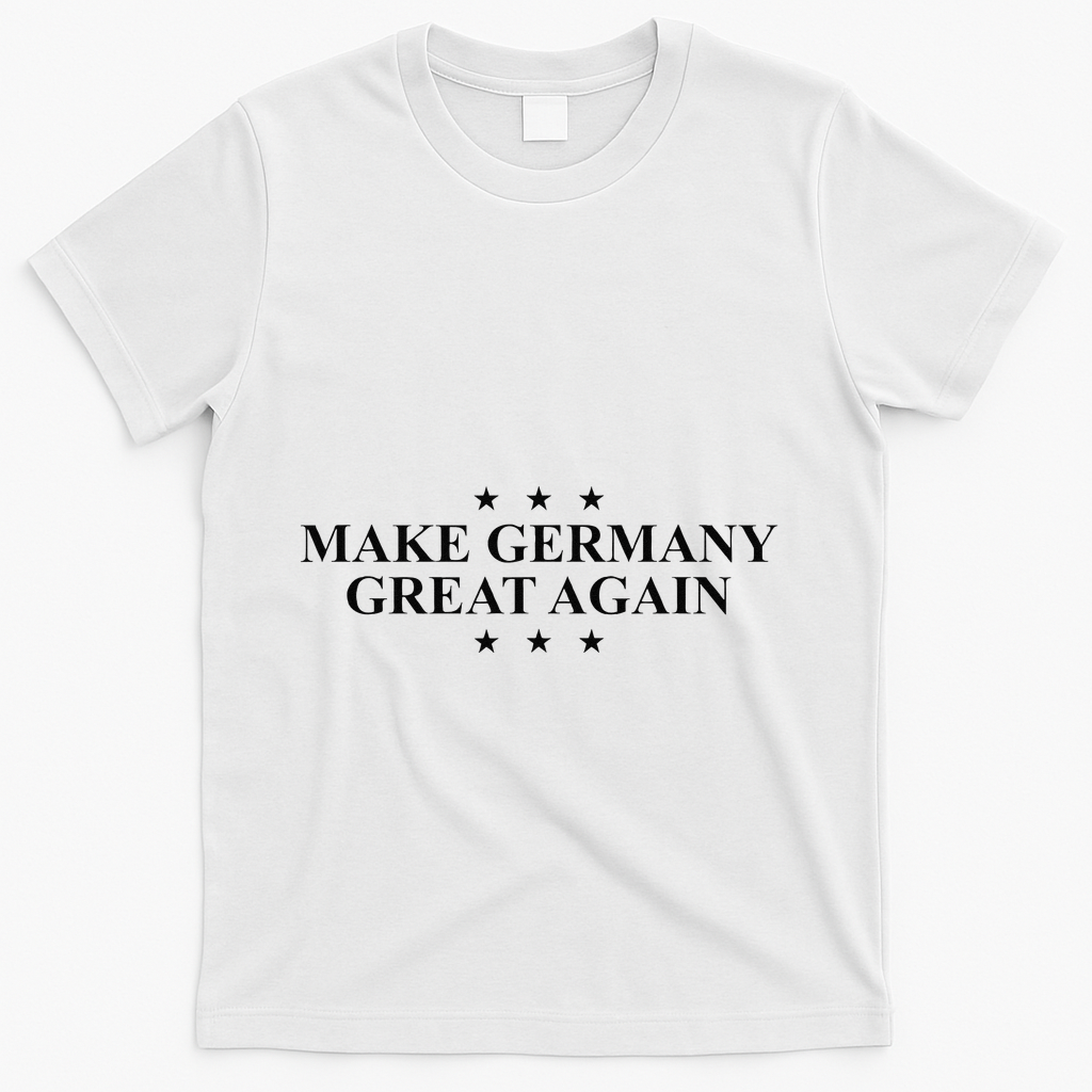 Make Germany Great Again Funny Trump Slogan Germany T-Shirt