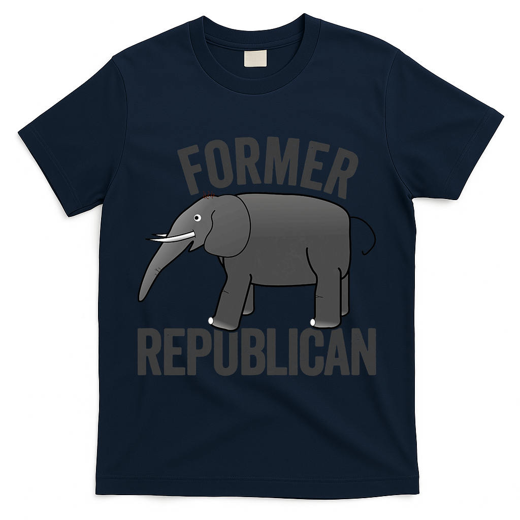 Mer Republican Elephant Anti Trump Never Trumper Meme T-Shirt