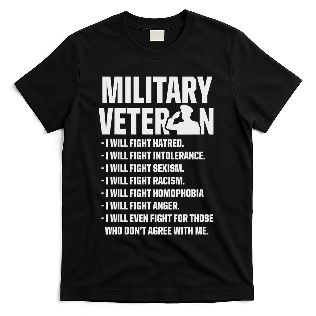 Military Veterans Against Trump 2020 Fight Usa Election T-Shirt