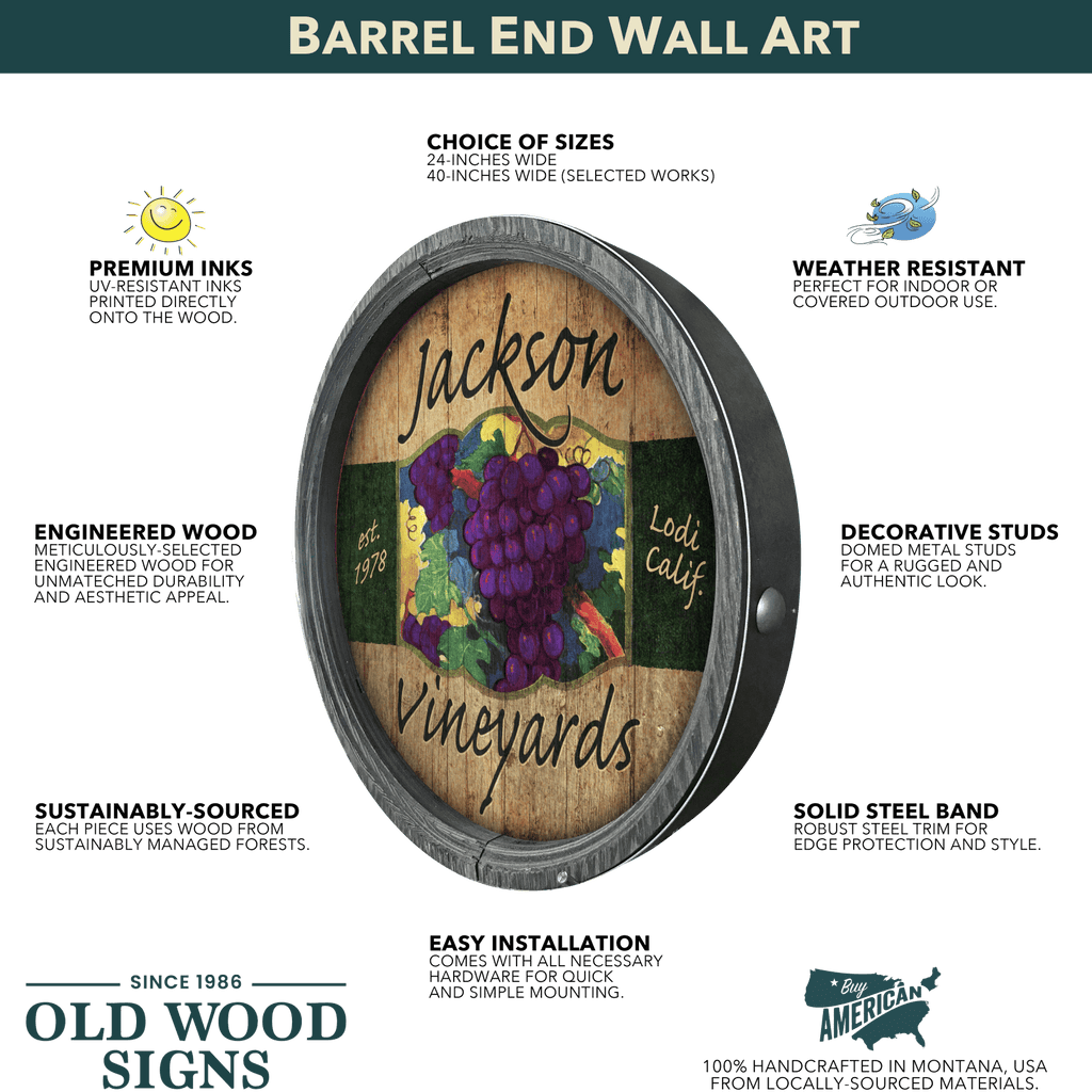 It's 4:20 Somewhere - Green - Barrel End Wall Art