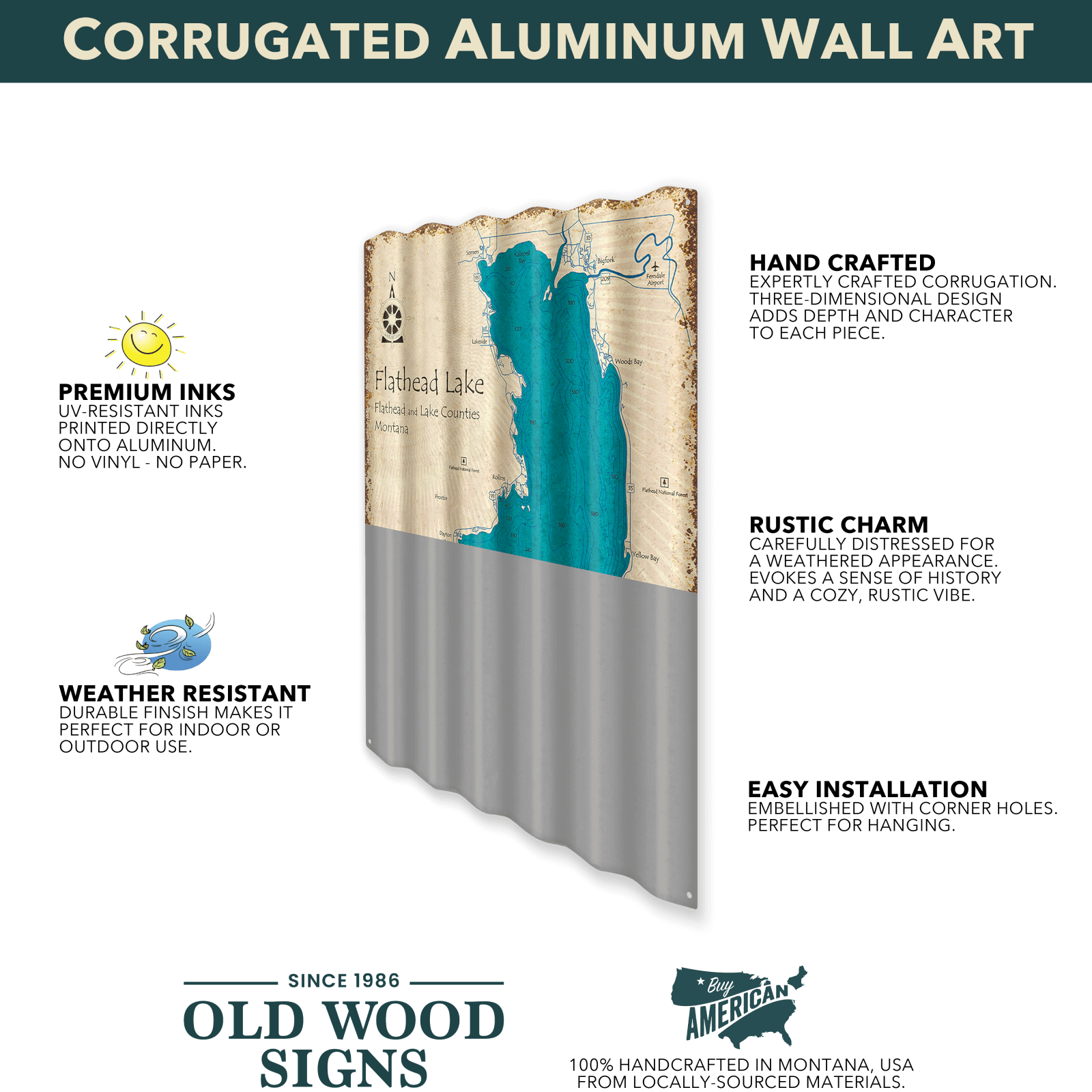Every Leaf Speaks to Me - Corrugated Metal Wall Art