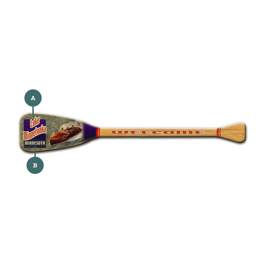 Red, White, and Blue Boaters: Personalized - Paddles & Oars