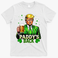 PaddyS Back Trump Beer Shamrock St PatrickS Day Trump T-Shirt