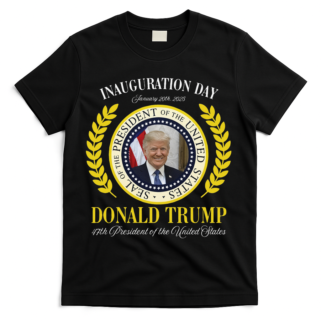 President Donald Trump Inauguration Day 2025 Memorabilia Gift T-Shirt