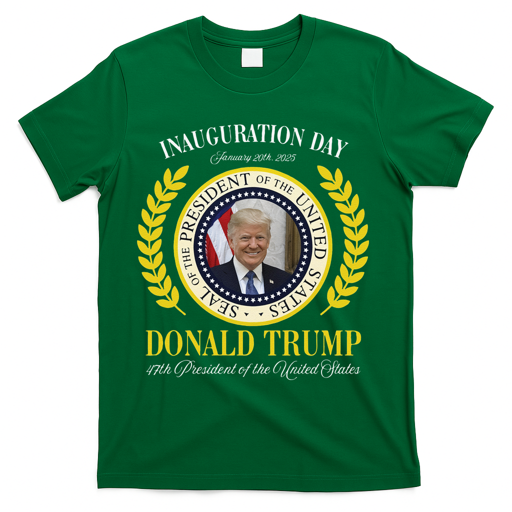 President Donald Trump Inauguration Day 2025 Memorabilia Gift T-Shirt