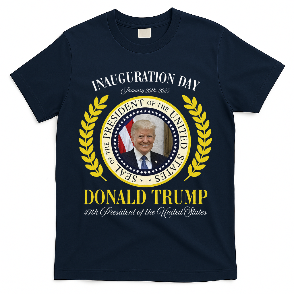 President Donald Trump Inauguration Day 2025 Memorabilia Gift T-Shirt