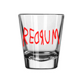Redrum The Shining Shot Glass Barware Horror Halloween Metaphysical