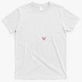 Subtle Fk Trump Morse Code Heart Antimaga Feminist Rights T-Shirt
