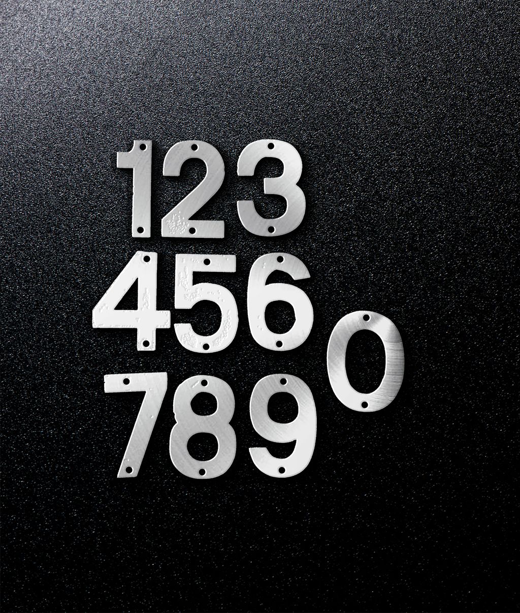 8 Inch House Number Letter, Metal House Number Letter, Metal Address Number, Custom Address Number Plaque, Personalize Street Address Number