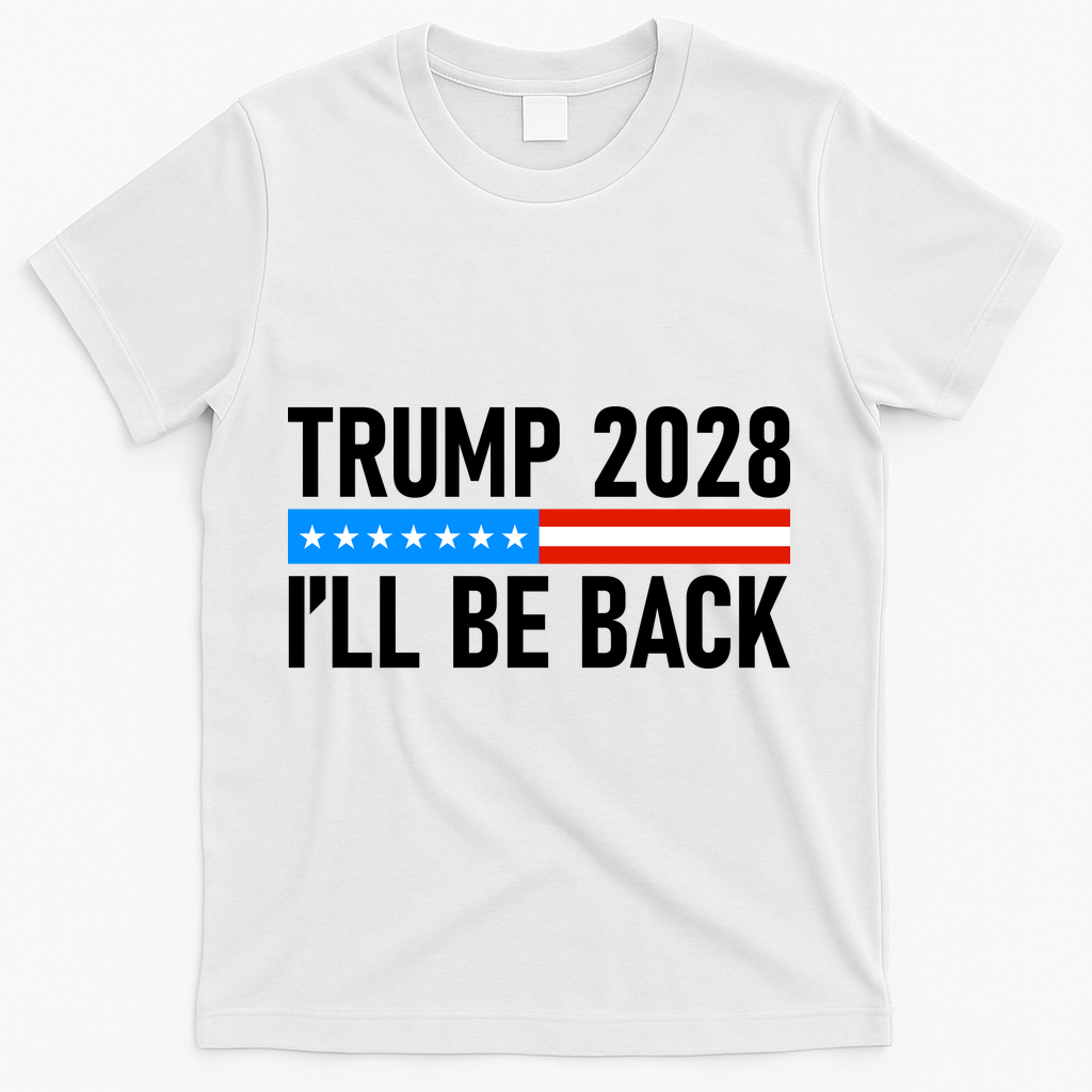 Trump 2028 I'll Be Back T-Shirt