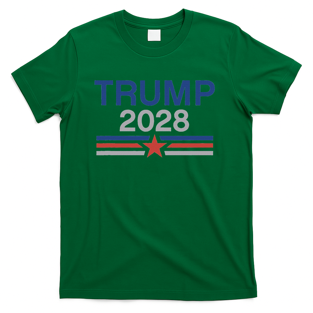Trump 2028 Minimalist Retro Patriotic Trump Inauguration T-Shirt