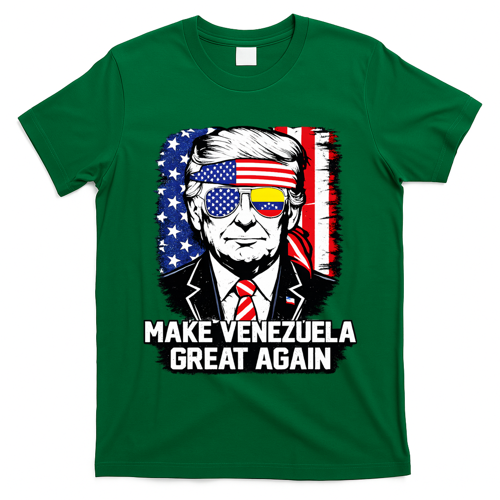 Trump Make Venezuela Great Again Flag T-Shirt