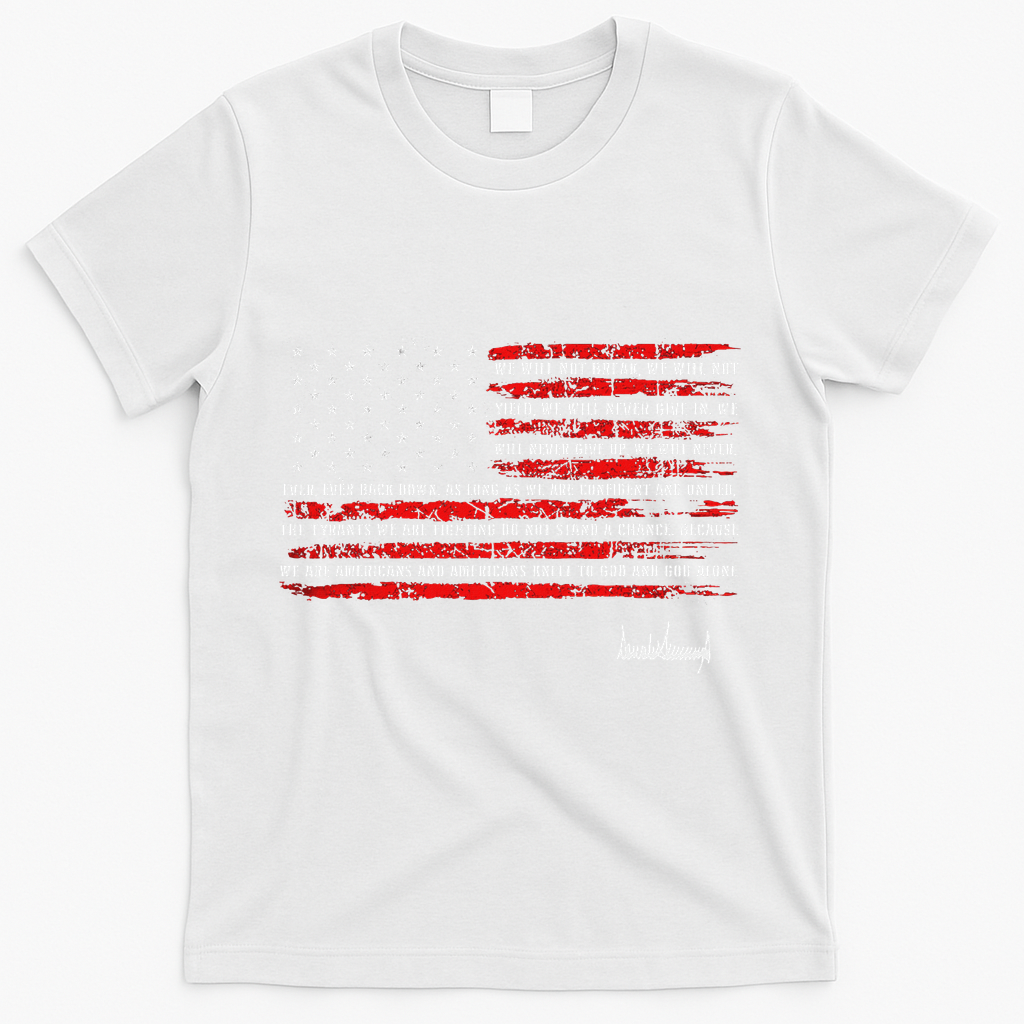 Trump Nation Proclamation Flag T-Shirt