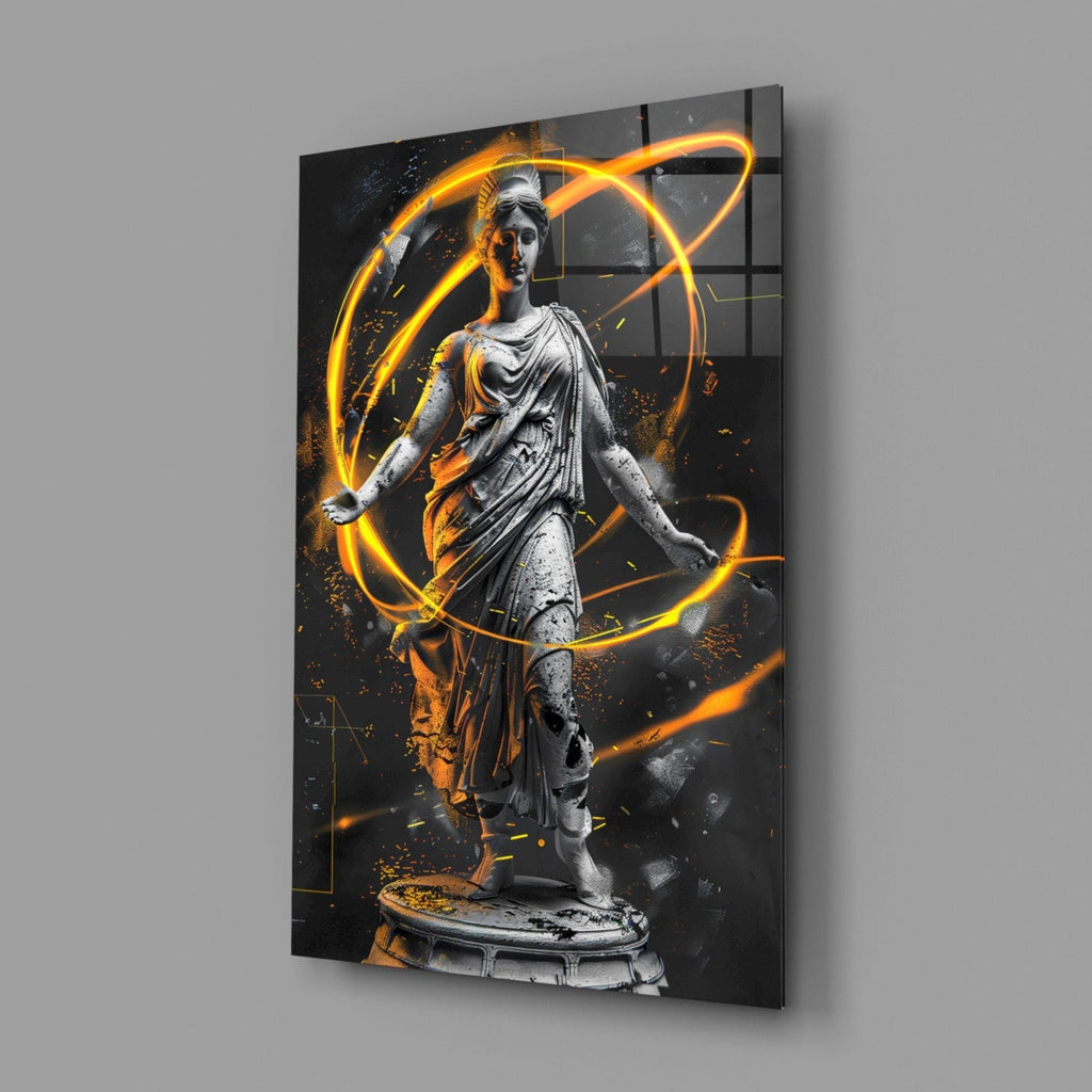 Neon Venus Glass Wall Art || Designer Collection