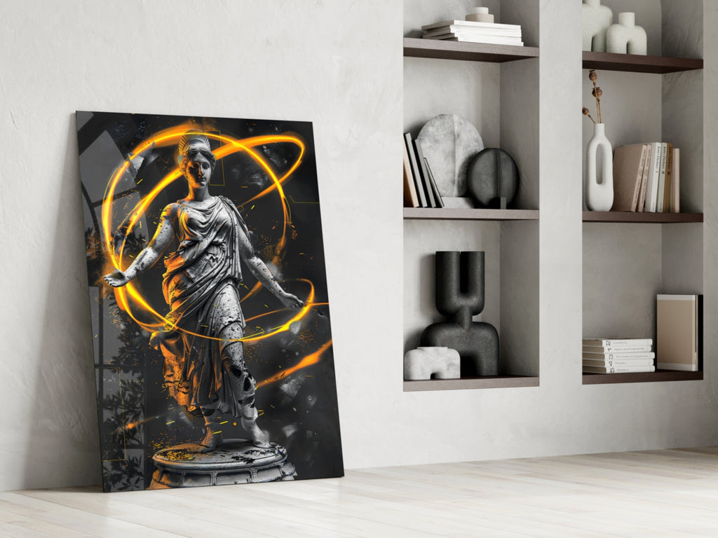 Neon Venus Glass Wall Art || Designer Collection