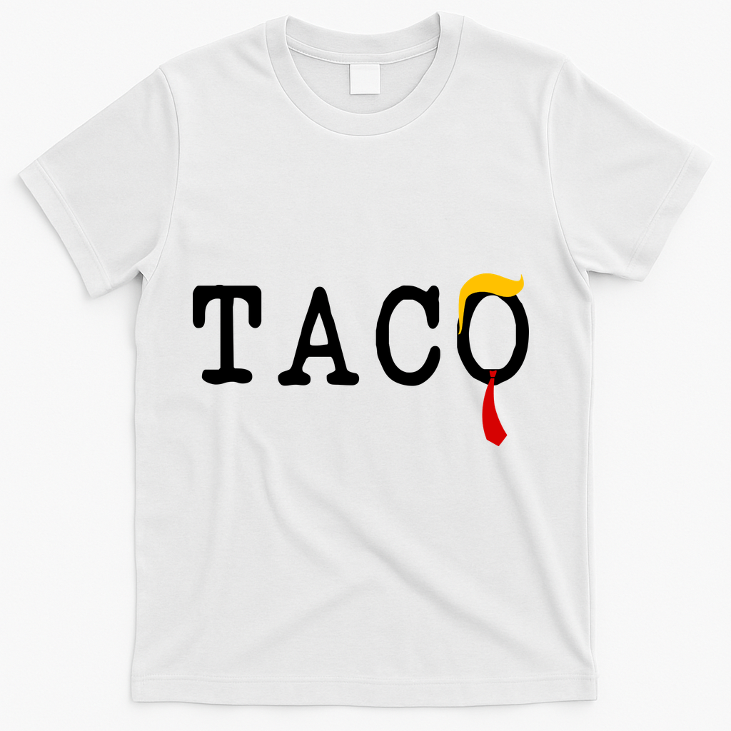 Taco Trump Donald Hair Tie Logo Funny Trending T-Shirt