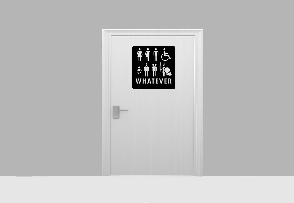 Restroom Sign Bathroom Sign Whatever 1
