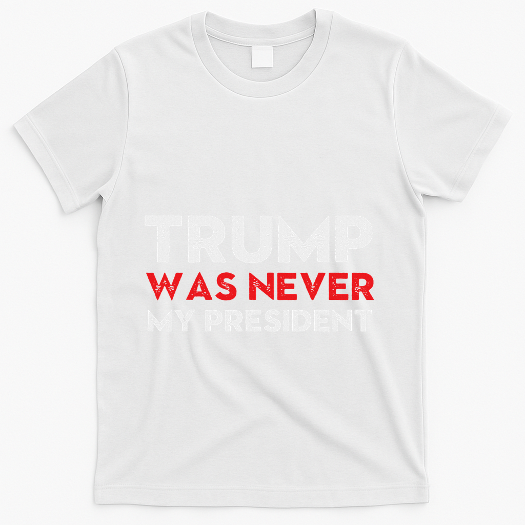 Vintage Anti Trump Was Never My President Trump Lost 8645 T-Shirt