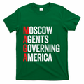 Vintage Moscow Agents Governing America Anti Trump Women T-Shirt
