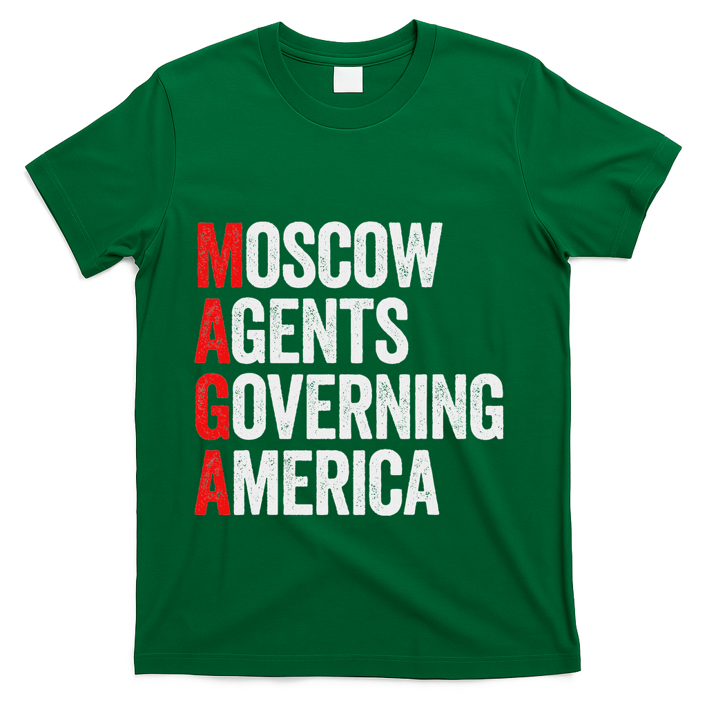 Vintage Moscow Agents Governing America Anti Trump Women T-Shirt