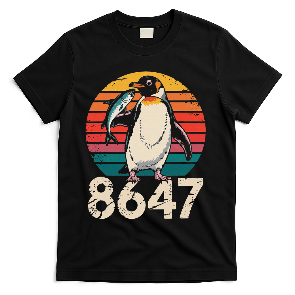 Vintage Penguin 86 47 Protest - 8647 Penguin Anti Trump T-Shirt