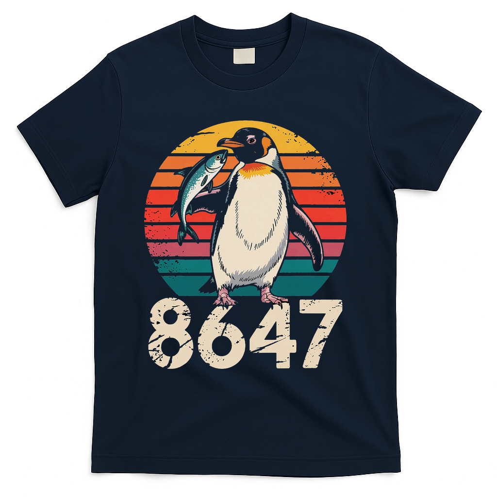 Vintage Penguin 86 47 Protest - 8647 Penguin Anti Trump T-Shirt